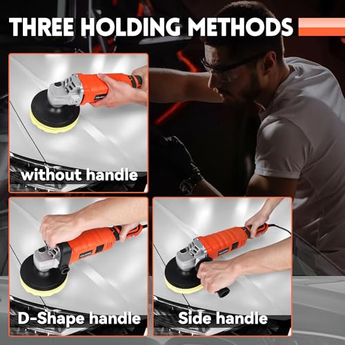 image for EZISOE Buffer Polisher, Powerful Buffer Waxer, 7 Variable Speed 1000-3