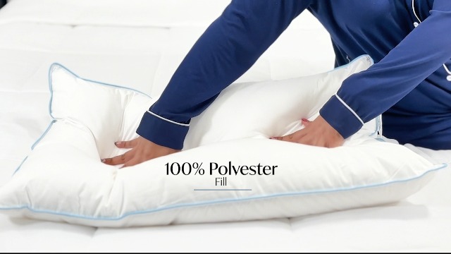 Amazon.com: Pillowtex Blue Cord Standard Size Pillows 2 Pack