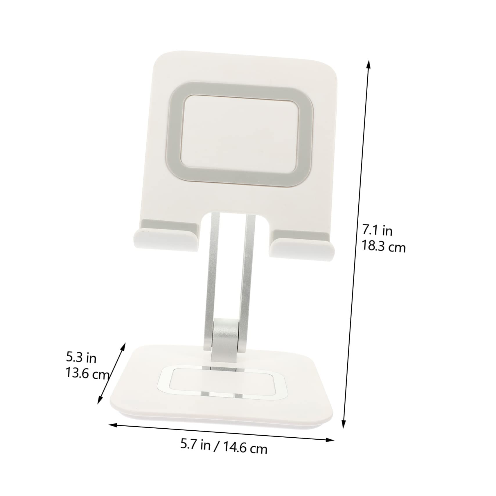 Supporto per Telefono Regolabile e Pieghevole Base Antiscivolo per Smartphone Tablet ed Reader