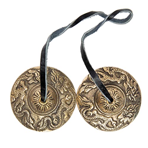 image for Tingsha Cymbals Bells - Easy To Play - Meditation Mindfulness Chime Fo