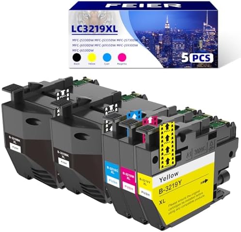 Tinta Para Brother LC3219/LC3217 CIAN MFC J5330DW J5335DW J5730DW J5930dw J6530dw