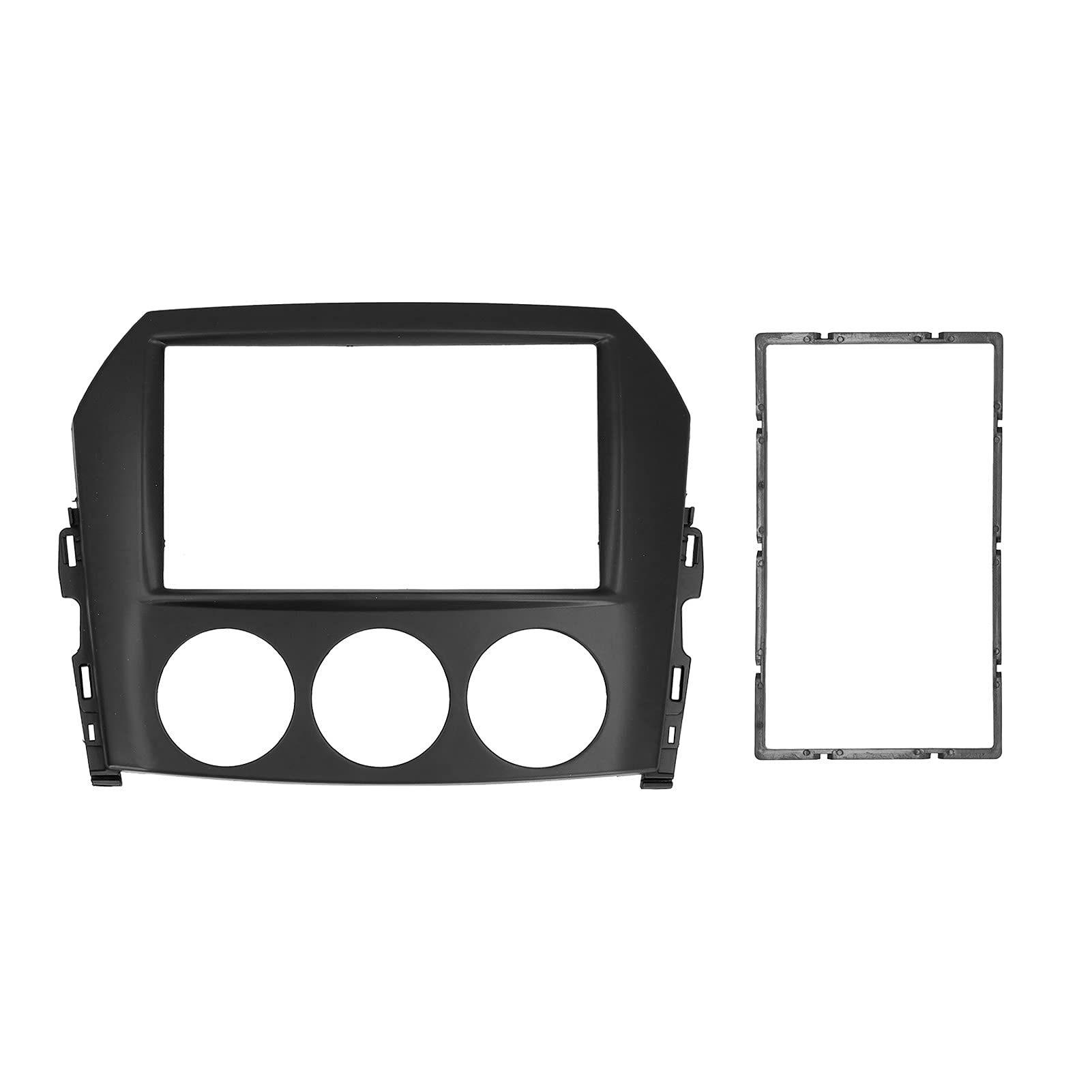 Keenso 2Din Radio Frame ABS Radio Fascia Trim 173 X 98mm Double Din Dash