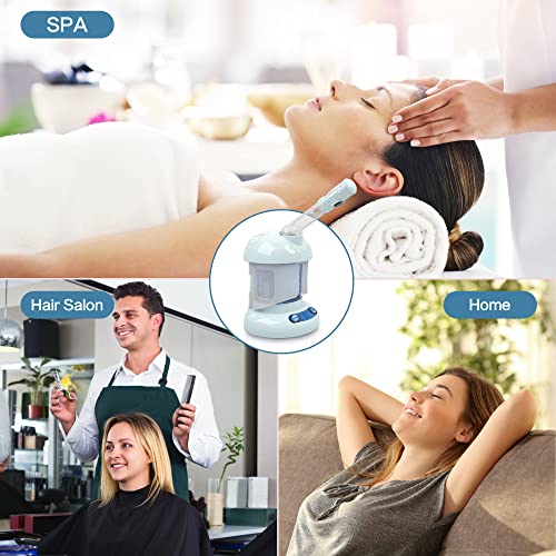 Facial Steamer - Nano Ionic Face Steamer With 360° Rotatable Sprayer, Professional Facial Steamer For Deep Cleaning - Portable For Home And Salon Use #TOP6