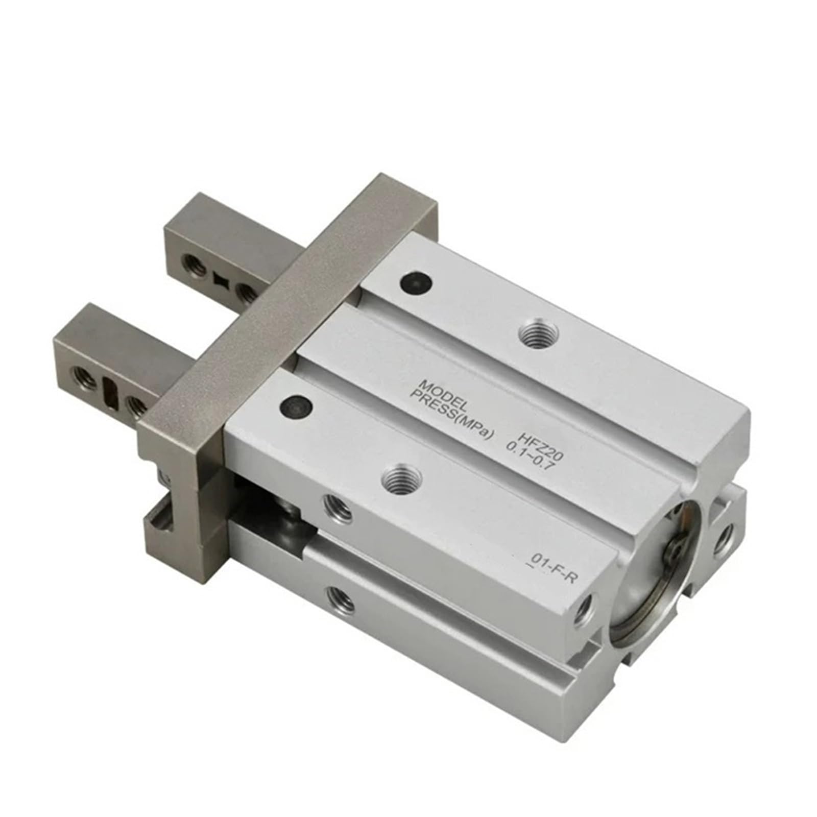 1 pz Tipo Pneumatico Parallelo Pinza Cilindro Dito Cilindro A Doppio Effetto Pinza Cilindro HFZ6 HFZ10 HFZ16 HFZ20 HFZ25(HFZ-10)