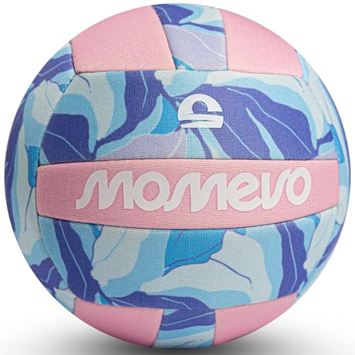 Momevo Beachbuddy Neopren Wasserball - Weicher Kinderball Größe 2 (Ø15cm) - Kleiner Kinderfußball ab 1 Jahr für draußen (Mermaid Nur Ball)
