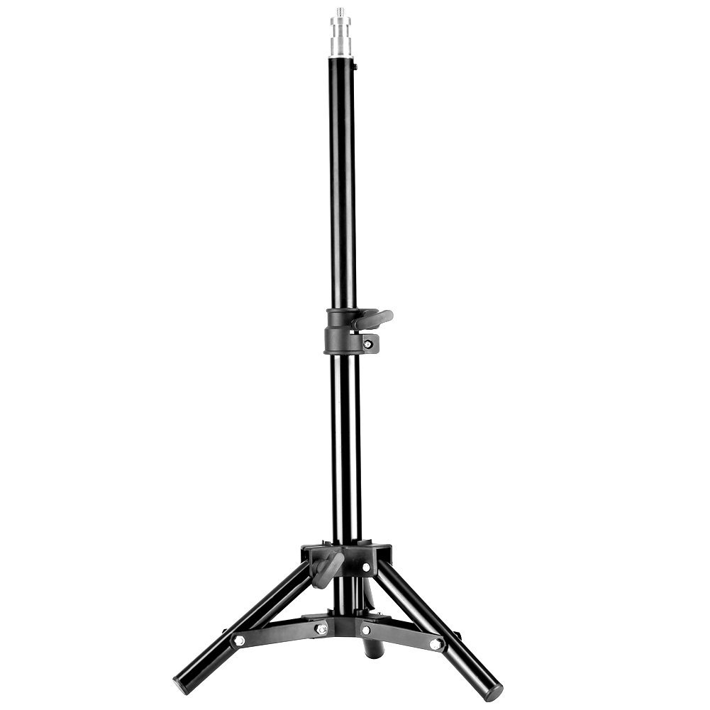 eWINNER 1Pack Mini Aluminum Photography Back Light Stands with 28"/68cm Max Height for Relfectors/Softboxes/Lights/Umbrellas/Backgrounds