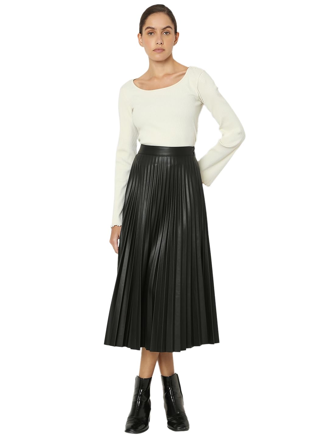 VERO MODA Female Plissierter Rock VMBELLAHOLLY Midirock