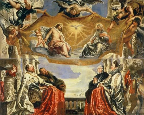 Affiches d'Art la famille Gonzaga Rubens | Peinture Décorative Toile 60x90