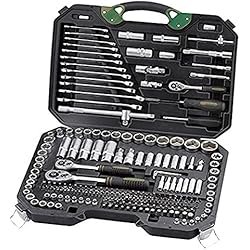 Maletin Salki salki 8925218.0 JUEGO HERRAMIENTAS, VERDE, GRANDE, Set de 218 Piezas