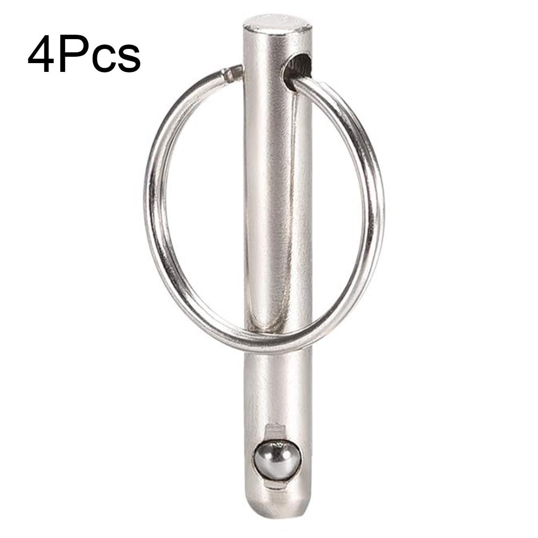 TA-VIGOR 4Pcs Quick Release Pins, 6mm Dia 45mm Length Bimini Top Pin Marine Hardware Carbon Steel for Boat Accessories Marine Hardware - Image 3
