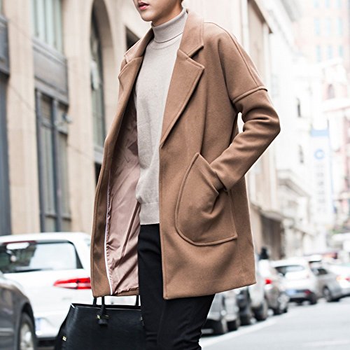 Manteau coupe-vent long lâche FFYY pour automne et hiver en taille XXL couleur C