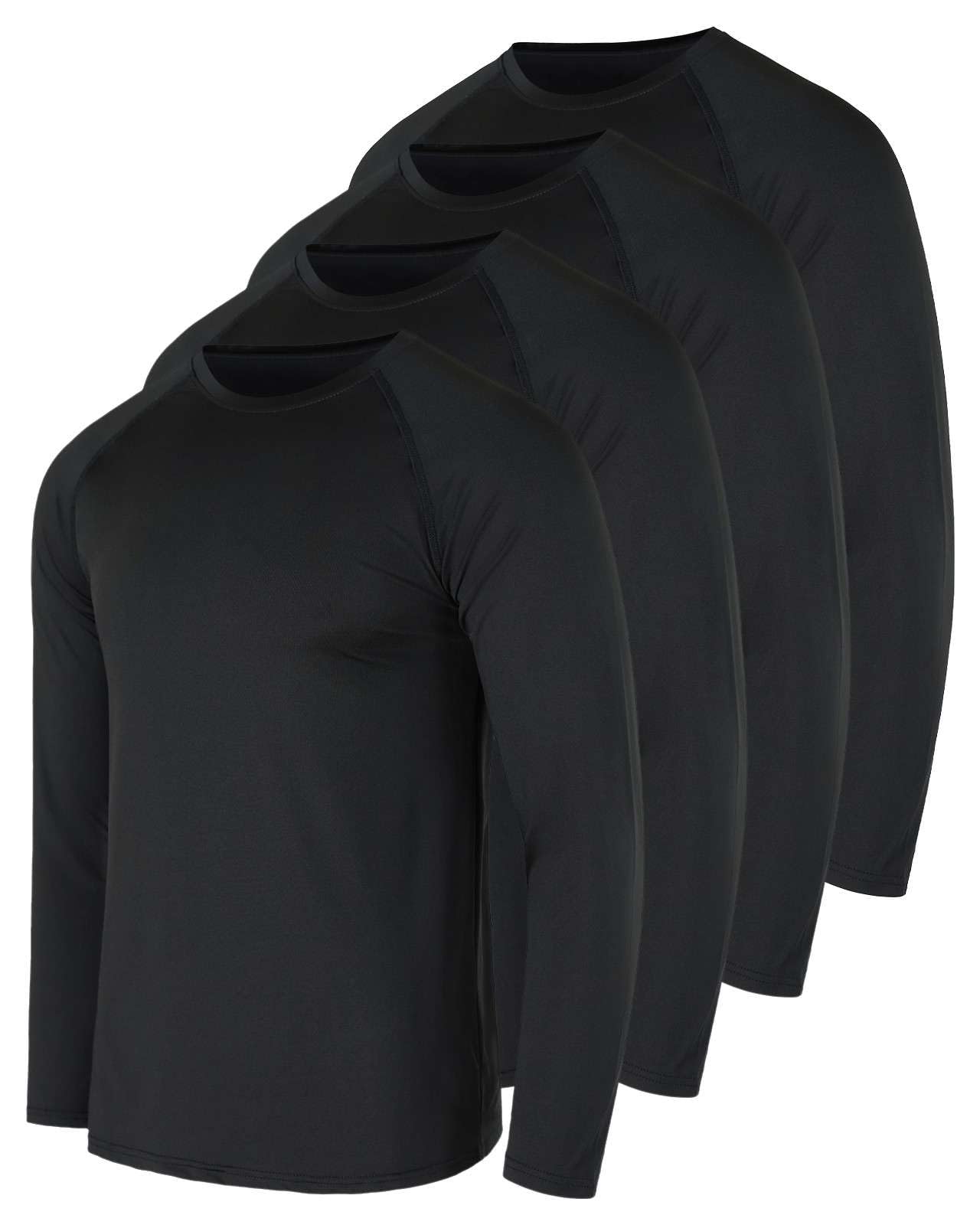 Real Essentials 4 Pack Compression Shirt