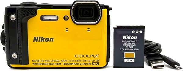 Nikon COOLPIX W300 防水デジタルカメラ イエロー