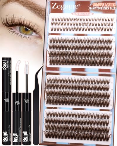 Zegaine Brown Lash Clusters Kit