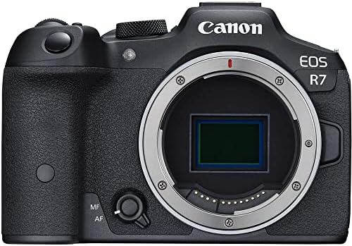 Canon EOS R7 Mirrorless 4K (Corpo) com Montagem de Lente Canon RF...