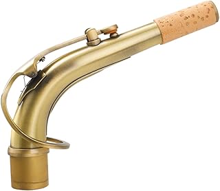 VICASKY Acessórios De Música Sax Cotovelo Curva Pescoço E-Flat Alto Sax Pescoço Tenor Sax Pescoço Substituição 245 Mm Sax Pescoço Conector De 245 Mm De Diâmetro Sax Curva Pescoço