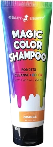 Miniatura 4 de Champús de color mágico (púrpura). Champú semipermanente para colorear el cabello de mascotas, champú seguro y suave de tinte para el cabello sin