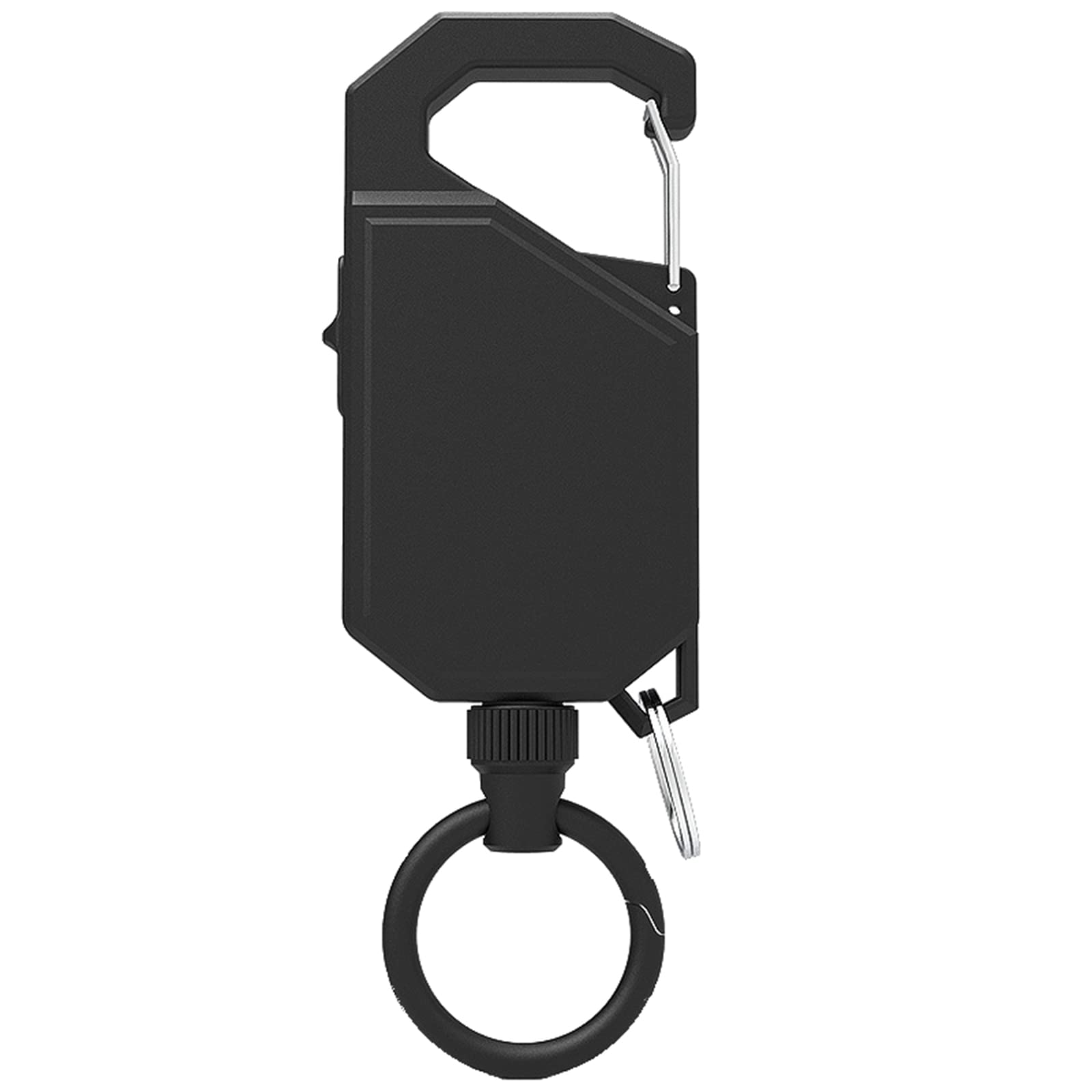 Taxinyx 100CM Multifunctional Roll Retractable Keychain Bag Recoils ID-Card Holder Keyring Keychain Easy-to-pull Nylon Rope