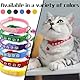 JEYORZY Katzenhalsband, 6 Stück Katzenhalsbänder Quick Release, Kitten Halsband mit Glocke, Verstellbar Katzenhalsbänder mit Glocke und Sicherheitsverschluss für alle Hauskatzen