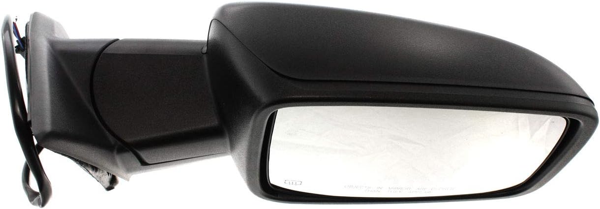 Kool Vue Passenger Side Power Heated Mirror, Right Side Mirror for Ram 1500 2011-2013, Textured