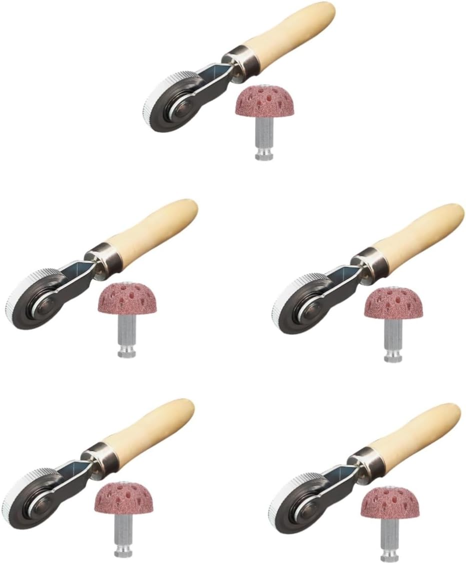 5sets Tire Repair Tool Rake and Rollers Tire Patch Repair Kit for All Vehicle Types for Puncture Fixing and Maintenance