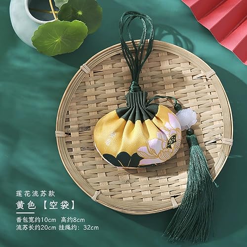 Bolsa Sachet Vacía Bordada Estilo Hanfu 10 cm miniatura 2