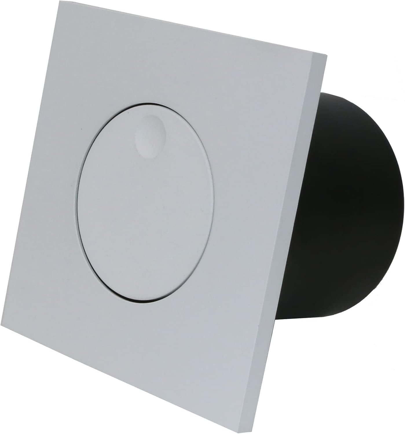 3W LED Wall Recessed Step Stair Lighting Bedside Reading Light Fixture Hidden On/Off Switch Adjustable Warm White-Finish Square