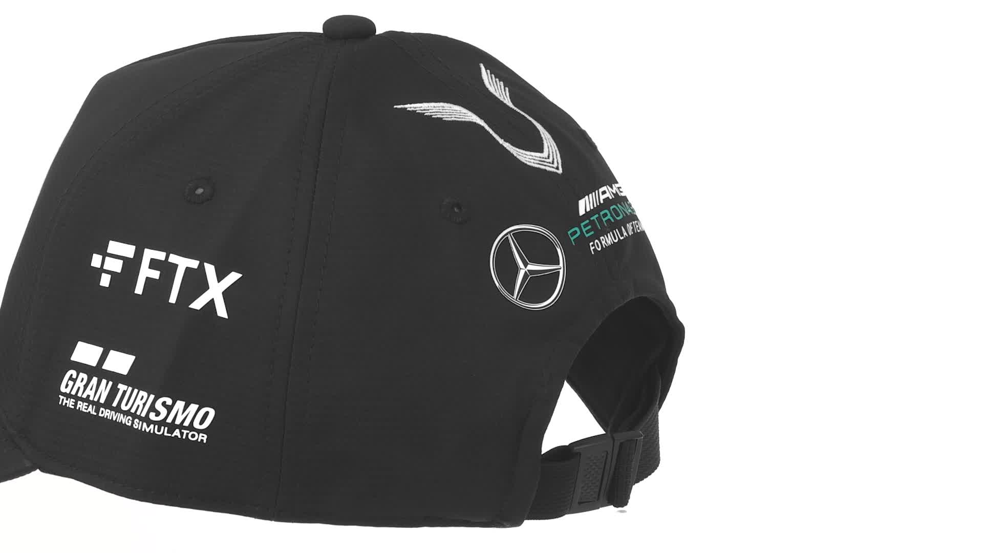 Casquette Mercedes AMG Petronas F1 Team Lewis Hamilton 2022 - Noir - Collection Officielle