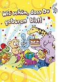  Grußkarte A5 +++ MIT MUSIK von modern times +++ WIE SCHÖN, DASS DU GEBOREN BIST - OHRWURM +++ BENTINO