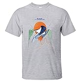 WanDi Men's Eagles On the Border Crew Neck T-shirt grey S