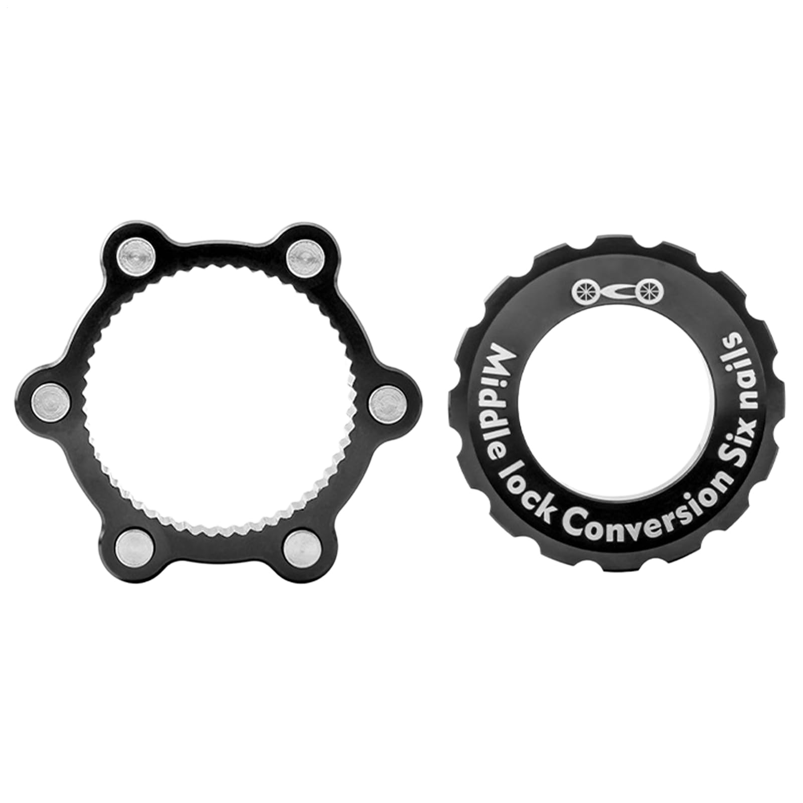 Adattatore Centerlock per Disco Freno Bici,Disco Freno Centerlock | Adattatore Rotore Per Enduro E Bici Con Attacco A 6 Fori