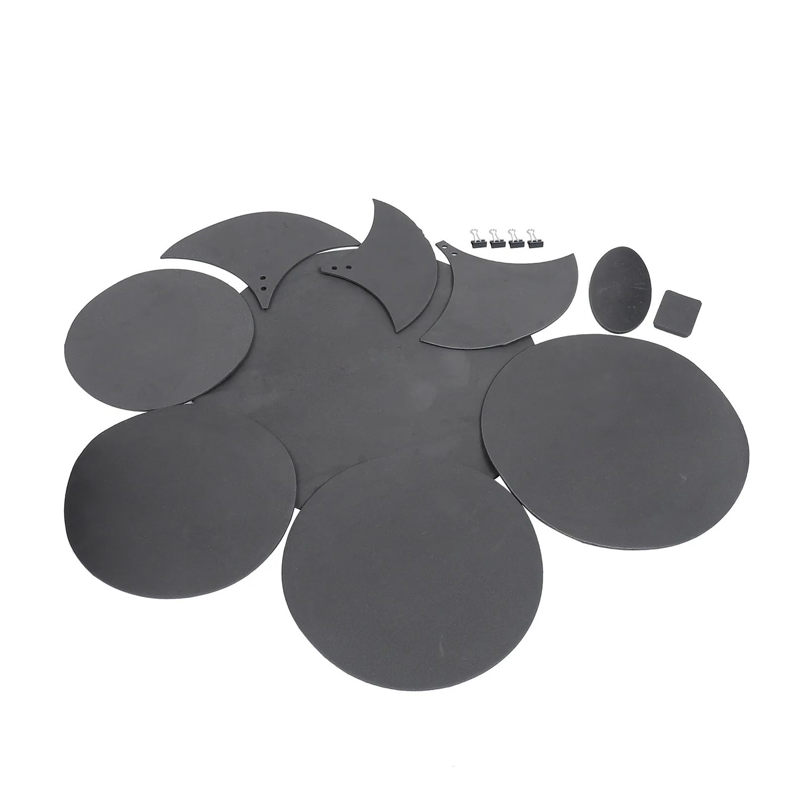 14-teiliges Drum Mute Pad Set Beckendämpfungsset