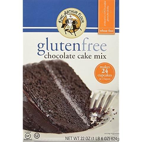 King Arthur Flour Gluten Free Chocolate Cake Mix 22 oz Cover