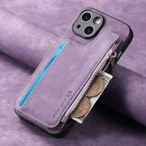 �ySUYYPW�z�K�p iPhone 15 Plus �P�[�X �蒠�^ �w�� �J�[�h���[ �t�@�X�i�[�|�P�b�g �X�^���h�@�\ �A�C�z��15�v���X �g�уJ�o�[ �}�O�l�b�g���� ���z�^ �J�����ی� �S�ʕی� �A�C�t�H��15 Plus �X�}�z�P�[�X �����h�~ �Ռ��z��