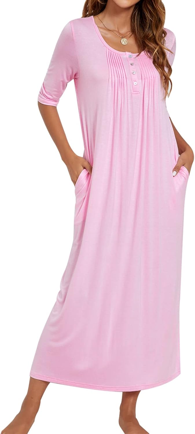 Long Sleeve M And S Long Nightdresses M S Long Nightdress UK 12-14