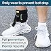 Adjustable Drop Foot Brace Foot Up AFO Brace Unisex Fits for Right/Left Foot Orthosis Ankle Brace Support, Improve Walking Gait, Effective Relieve Pain for Achilles Tendon (Black)
