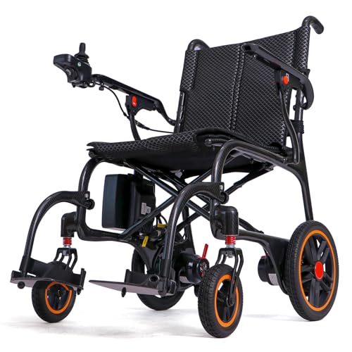 Ultralight Carbon Fiber Electric Wheelchair for Adults