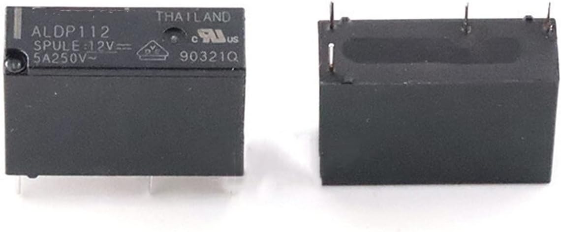 10PCS Relay ALDP105 ALDP112 ALDP124 5V 12VDC 24V 5A 250V 4PIN ALDP105W ALDP112W ALDP124W Power Relay(5V 12V 24V Each 5pcs)