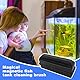 HIULLEN Aquarium Scheibenreiniger Magnet, Reinigungs Magnet Bürste, Aquarium Magnetbürste, Magnetisches Reinigungswerkzeug, Aquarium Glasreiniger für Fischglasbecken Aquarienreinigung Algenentfernung