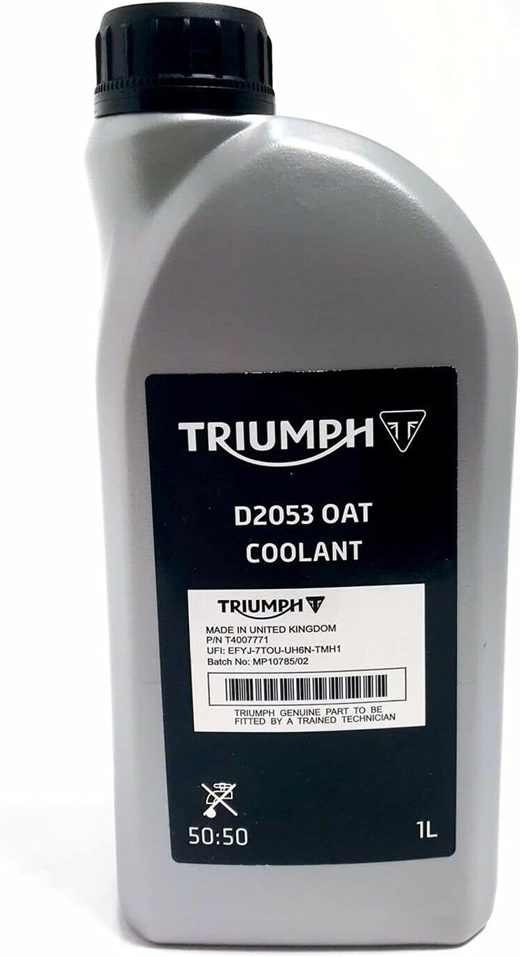 Genuine Triumph Motorcycle D2053 Hybrid OAT Coolant Anti Freeze 1lt