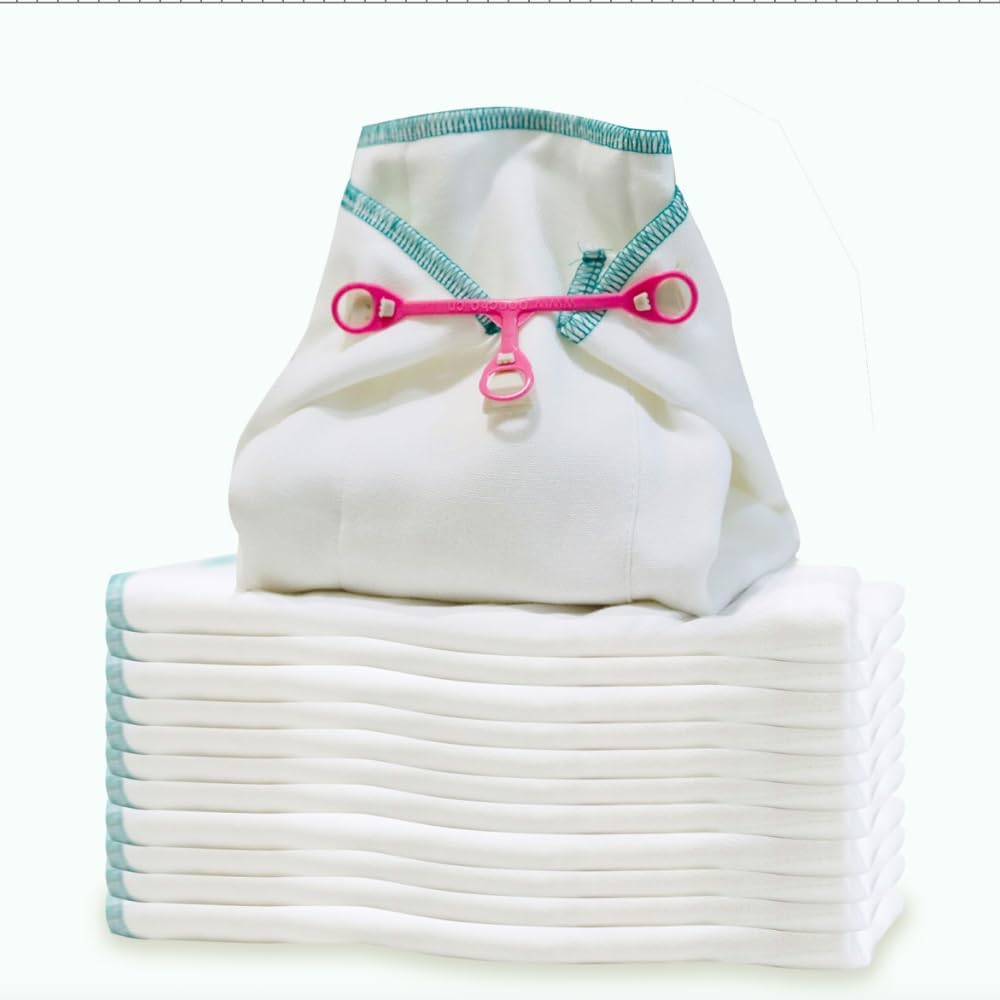 KaWaii Baby Snappi Cloth Diaper Fasteners Replace Diaper Pins Use with for Prefold Cloth Diapers, Birdeye, Flatfolds - Pack of 3 : Baby