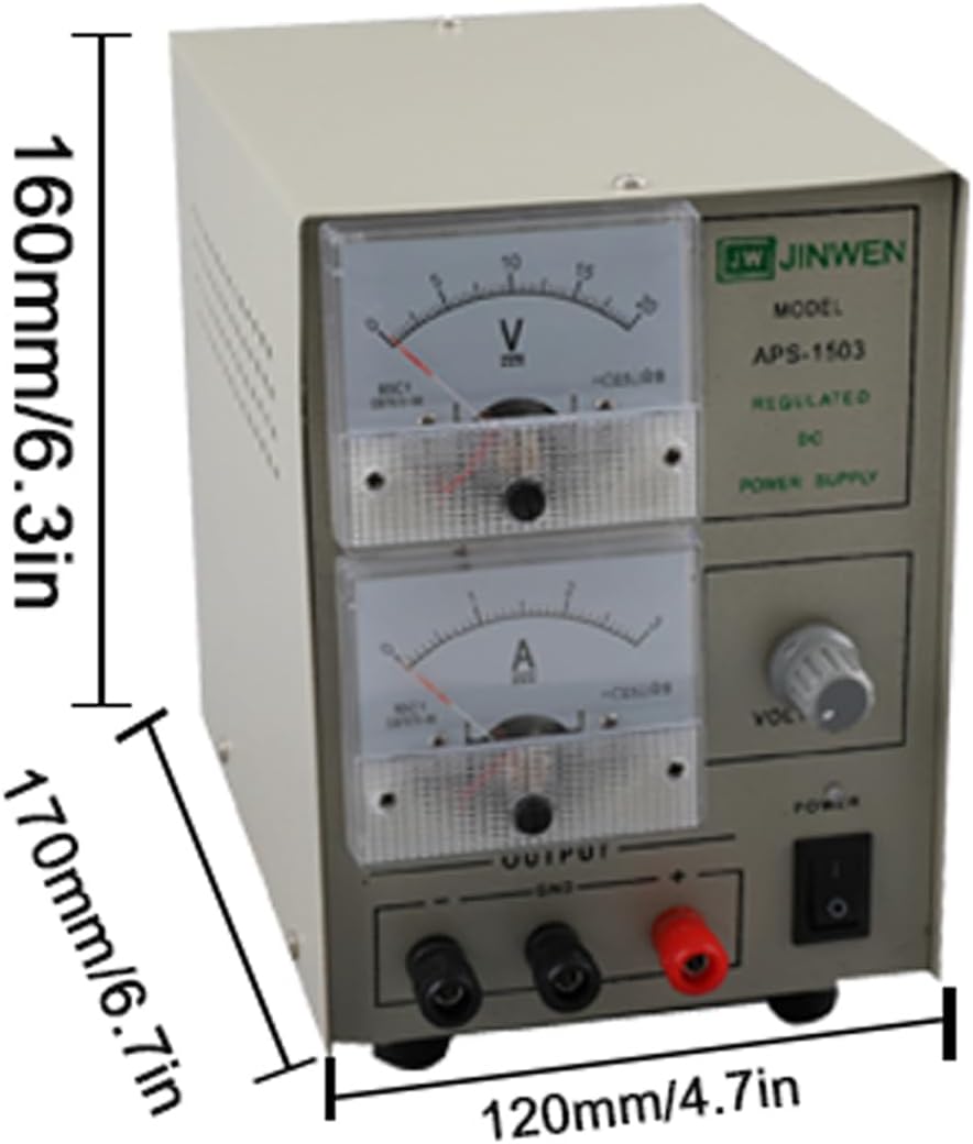 HOTSTORE Platinum Silver Gold Plating Machine,3A Jewelry Plater Electroplating Processing Tools Electroplating Machine with Voltage Regulation Function for Platinum Gold Silver Plating