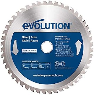 Evolution Power Tools 230BLADEST Mild Steel Carbide-Tipped Blade, 230 mm