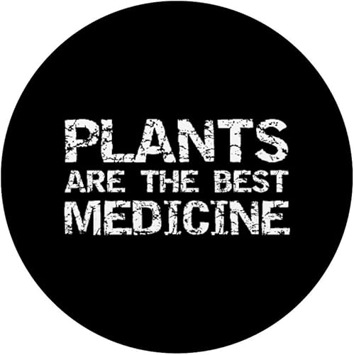 Miniatura 3 de Natural Health Quote Healthy Plants son las mejores medicinas PopSockets agarre y soporte para teléfonos y tabletas