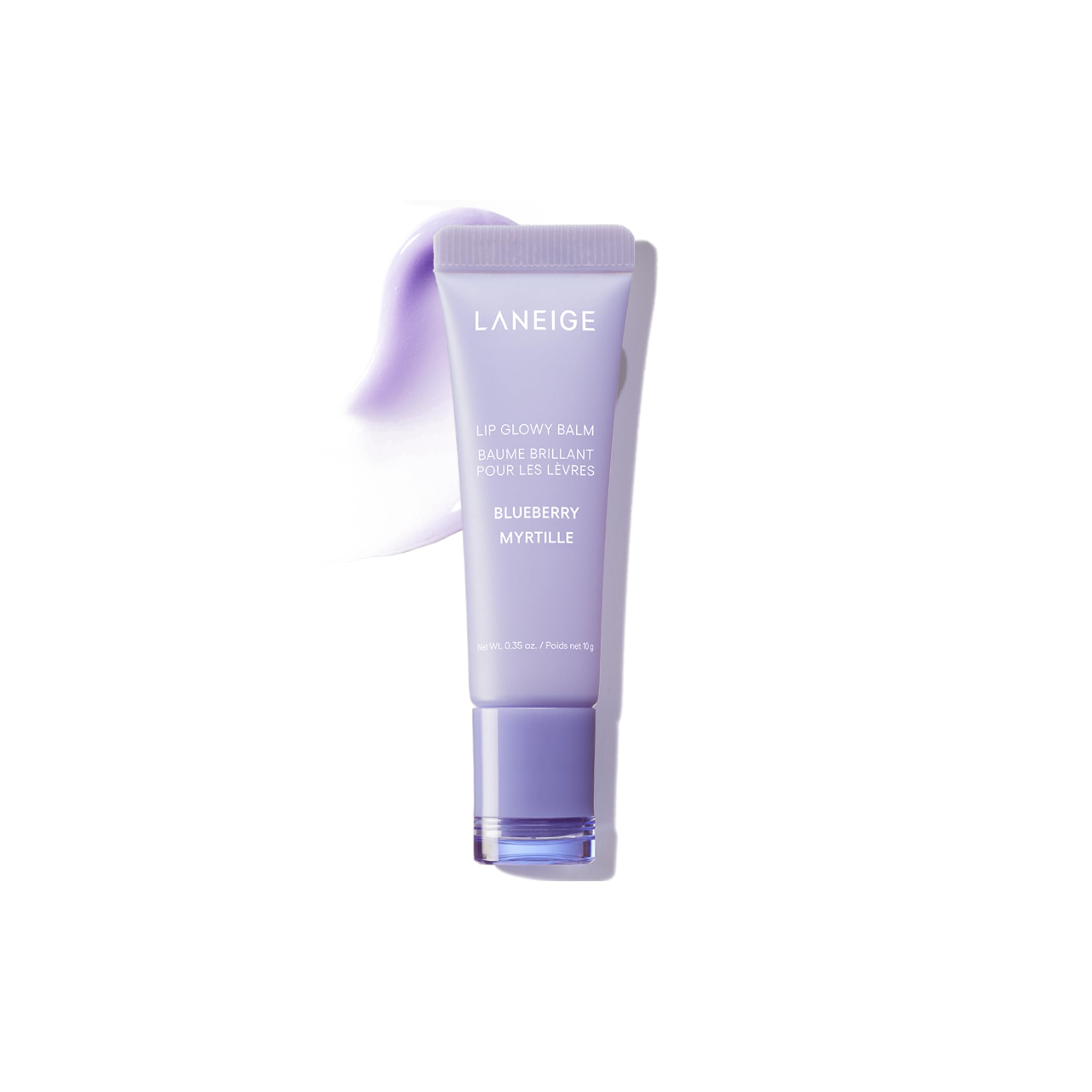 LANEIGE Lip Glowy Balm Blueberry: Hydrate, Glossy, Lightweight, Moisturize & Tint with Shea Butter