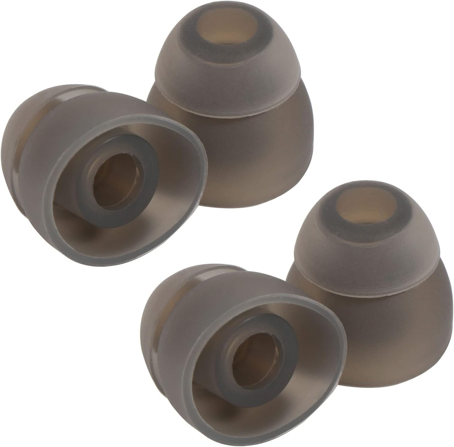 Double Flange Earbuds Ear Tips For Headphones Replacement Silicone Eartips Ear Buds Cover Earphone Pads Replacement