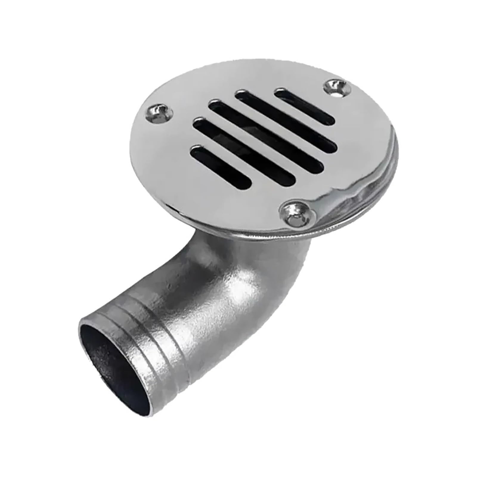 Mtmxalbbr One Color Boat 90° Elbow Deck Drain 316 Stainless Steel Marine Floor Cockpit Scupper One-Piece Curved 32Mm