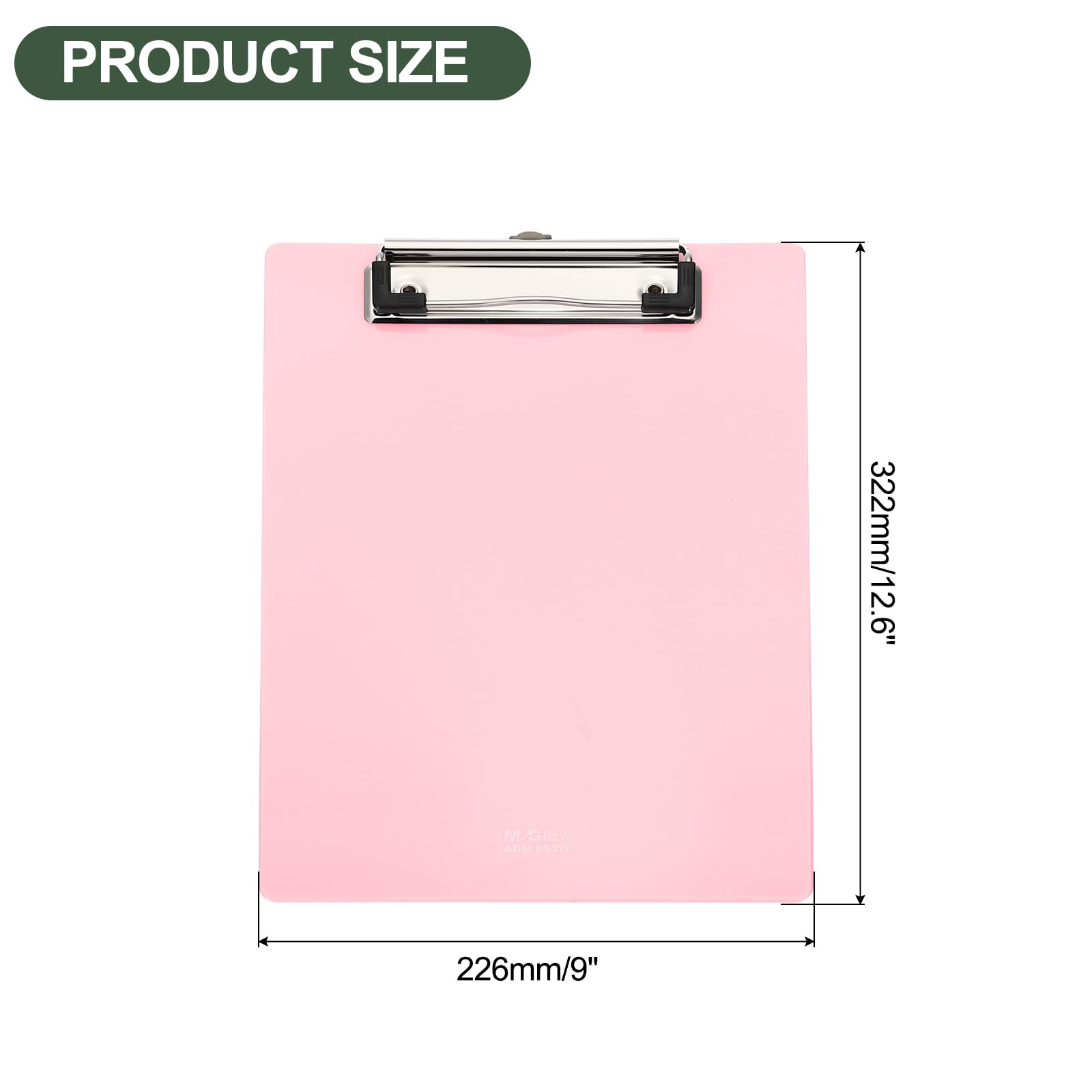 M&G Plastic Clipboards 12.6 x 9 Inch - Image 2
