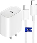 USB C Chargeur rapide pour Samsung Galaxy Tab S11,S10,S9,S8,S7,S6,S5e,S4, Tabulaire A9+ 12.4", A8 10.5", A7 10.4", A6 10.1", A8 8.4", 8.0" Comprimé Chargeur avec 6.6ft USB-C Cord, 20W PD Adaptateur de puissance