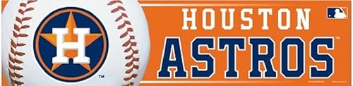 Wincraft Astros MLB Houston wcr13299313 Bande de Pare-Chocs, 3"x 12"